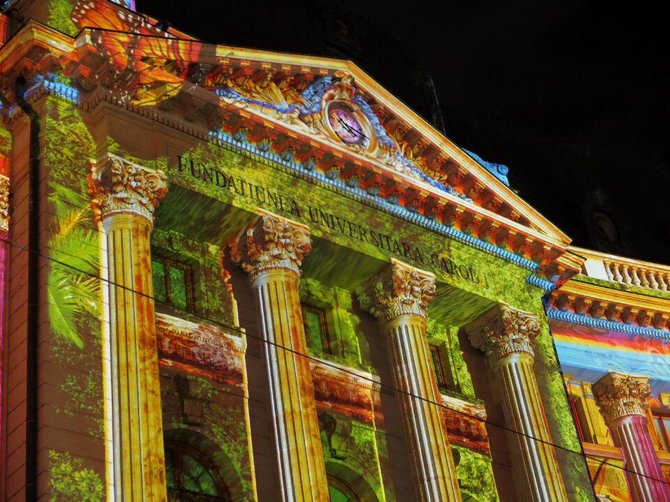 Bucharest holidays light