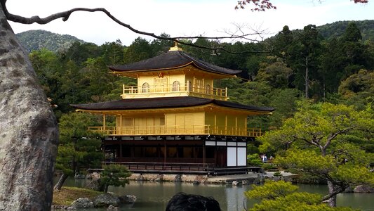 Japan pavilion gold