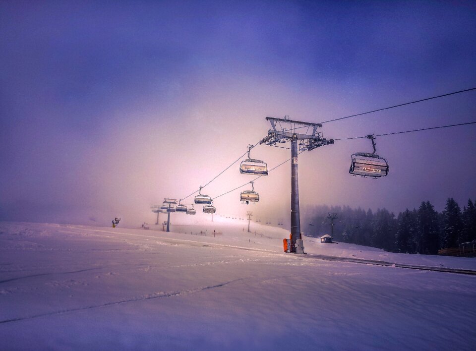 Winter cold landscape