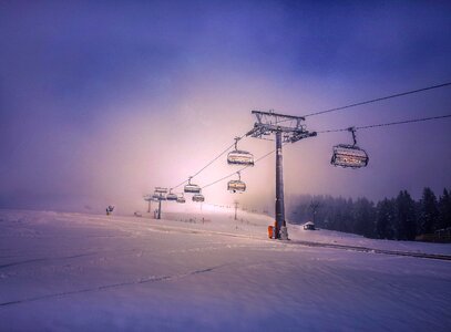 Winter cold landscape
