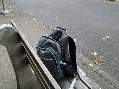Bench outdoors