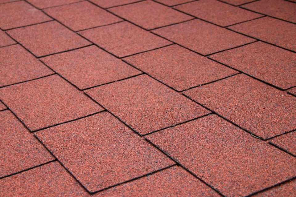 Roofing roof cardboard reddish