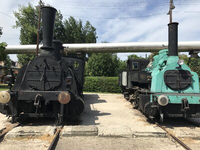 Locomotive train park photo