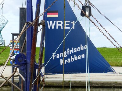 Fishing port northern germany wremen photo
