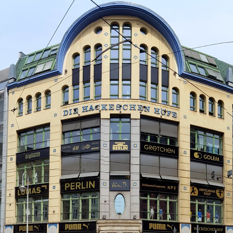 Facade building historically