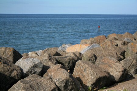 Seaside beach rocks