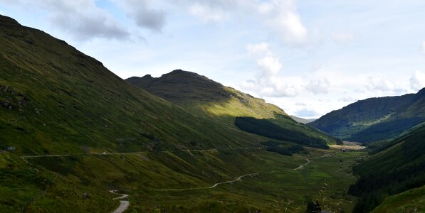 Valley countryside highlands