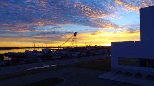 Sunrise under construction