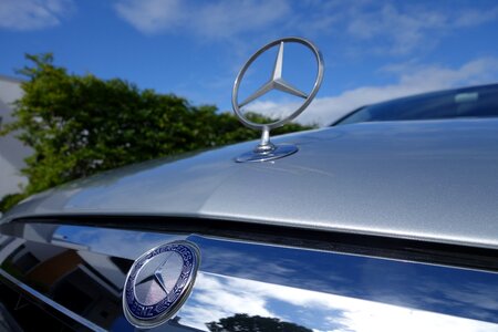 Car mercedes benz star photo