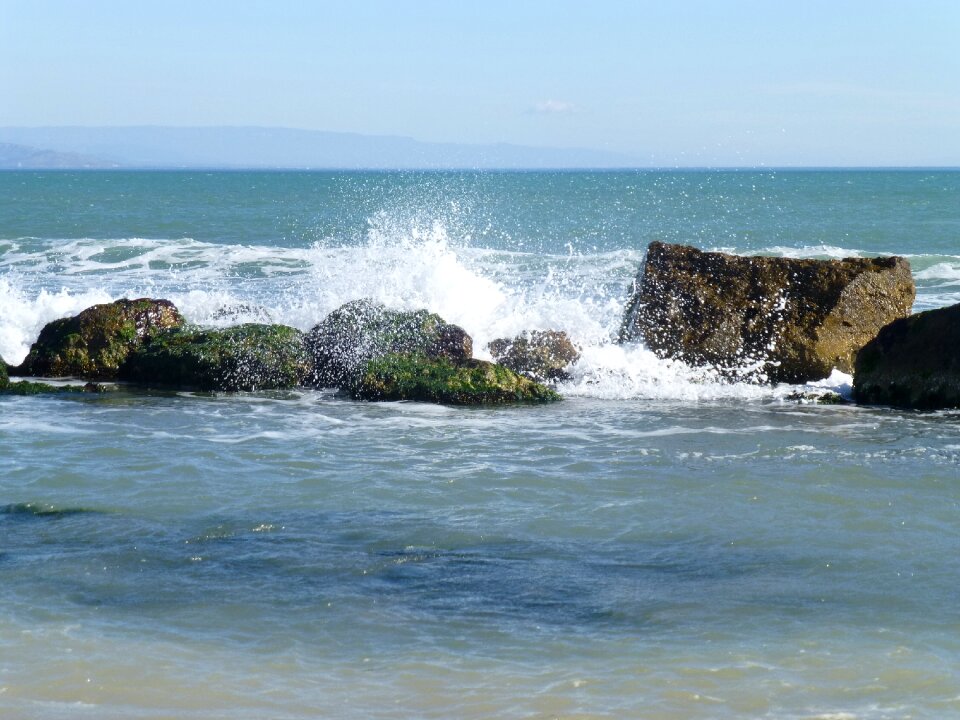 Beach costa rocks