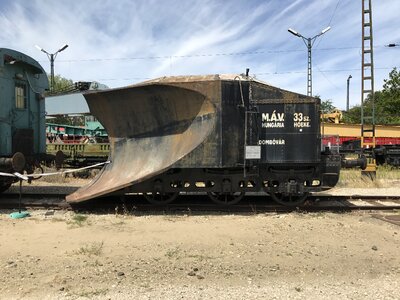 S snow plow rail
