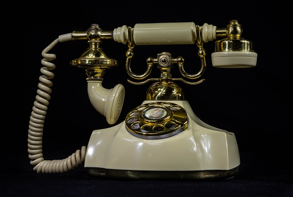 Communication vintage telephone classic telephone