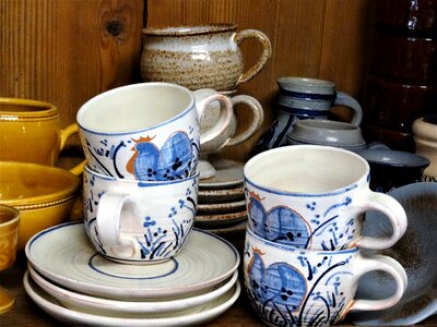 Kitchen equipment historically porcelain photo