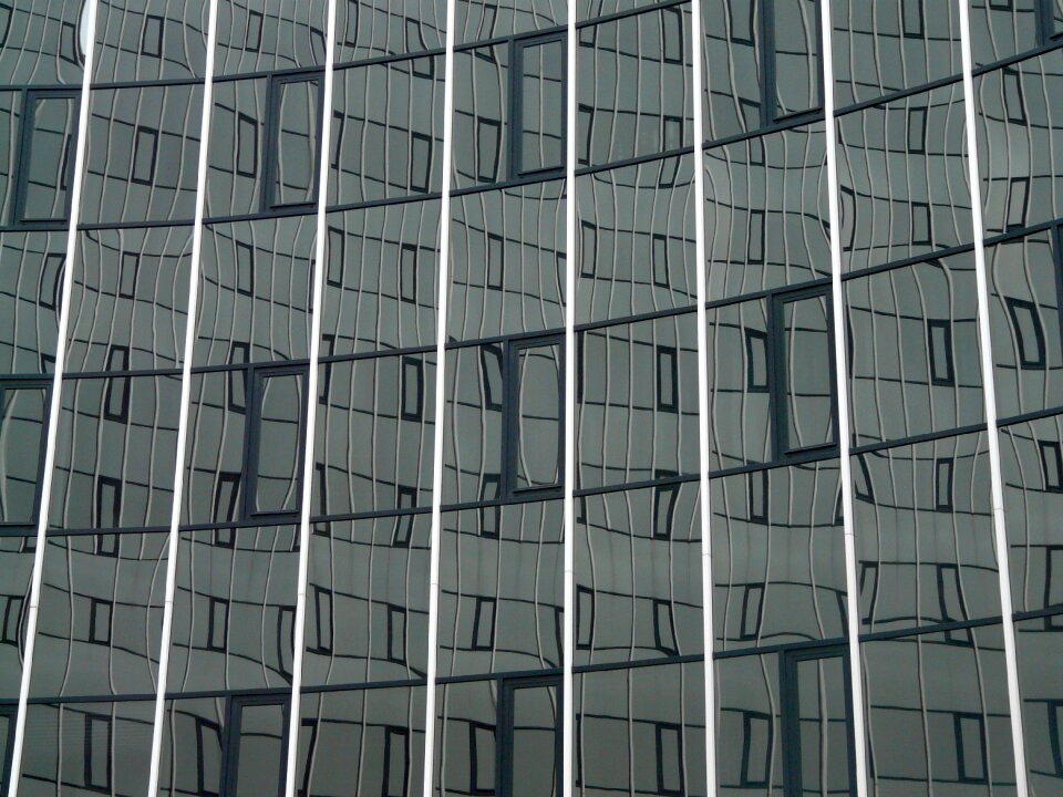 Architecture mirror building