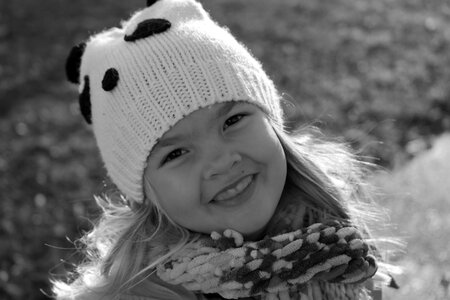 Human child smile
