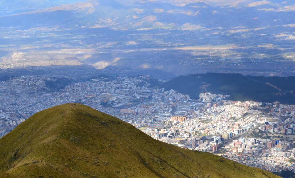 Quito landscape panoramic