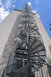 Architecture spiral staircase building