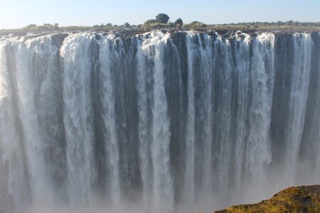 Zimbabwe blue waterfall