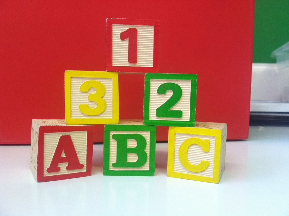 Abc 123 cubes
