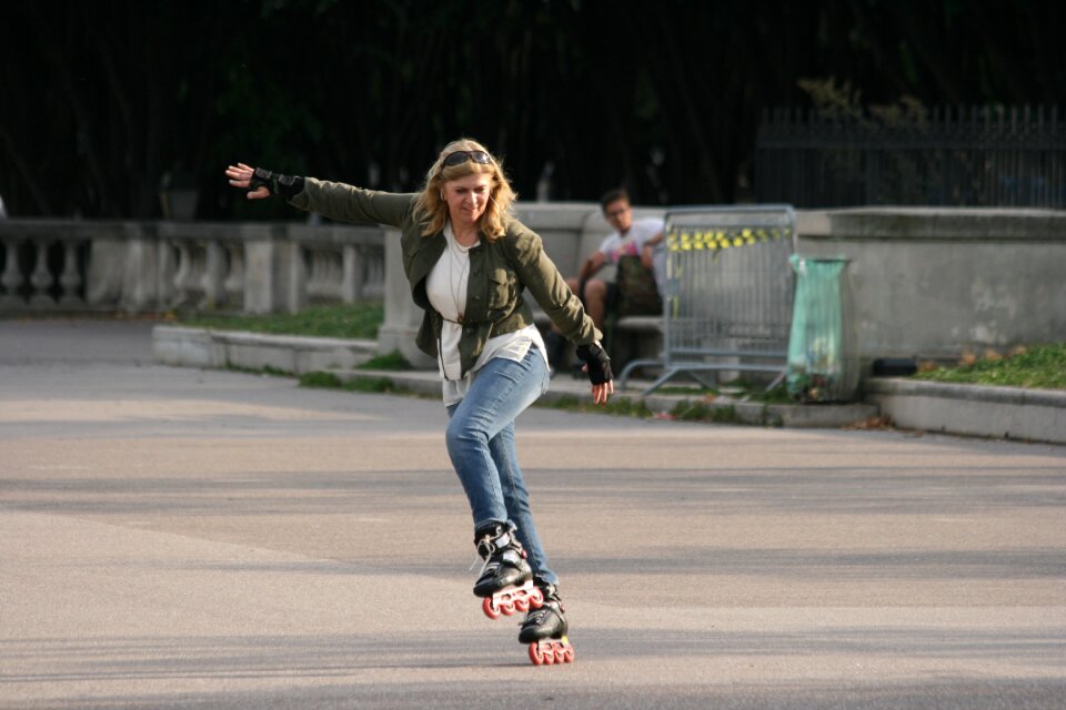 Fitness inline skating endurance sports
