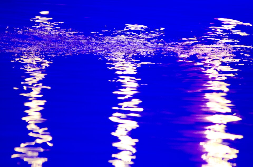 Water blue light