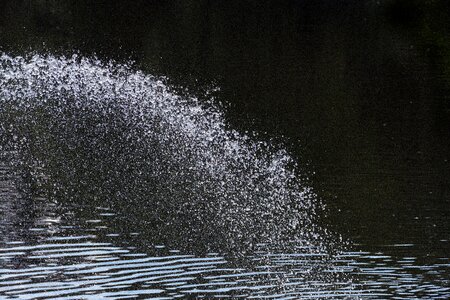 Inject wave water splashes photo