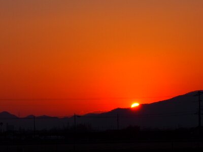 Sunrise landscape sky photo
