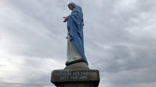 Statue of mary vosges alsace