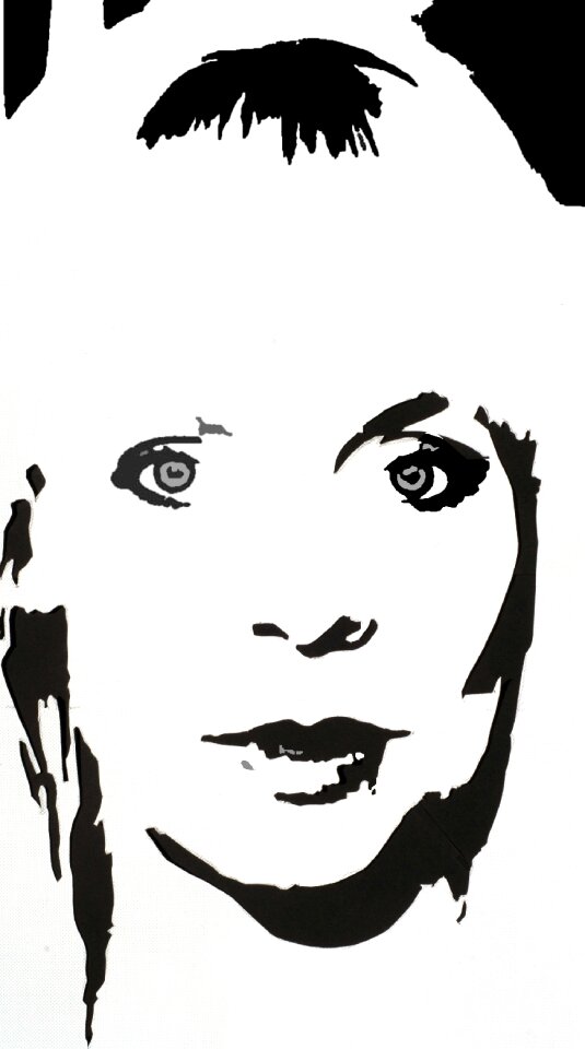 Portrait monochrome edit