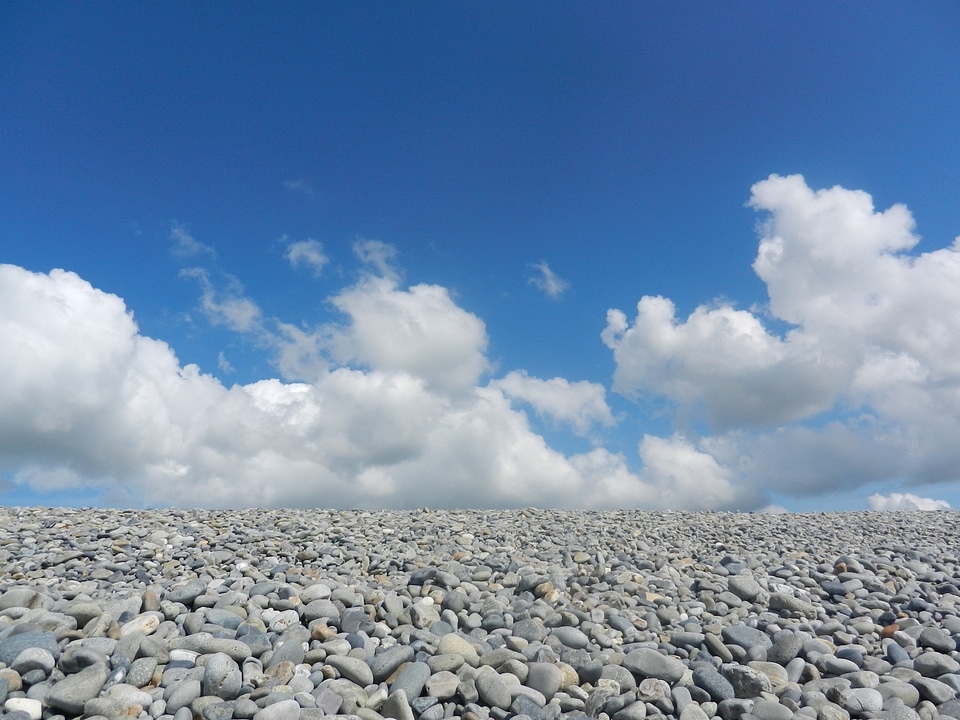 Clouds nature coastline