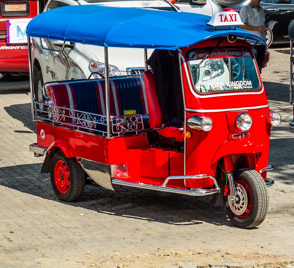 Tuk tuk taxi thailand photo