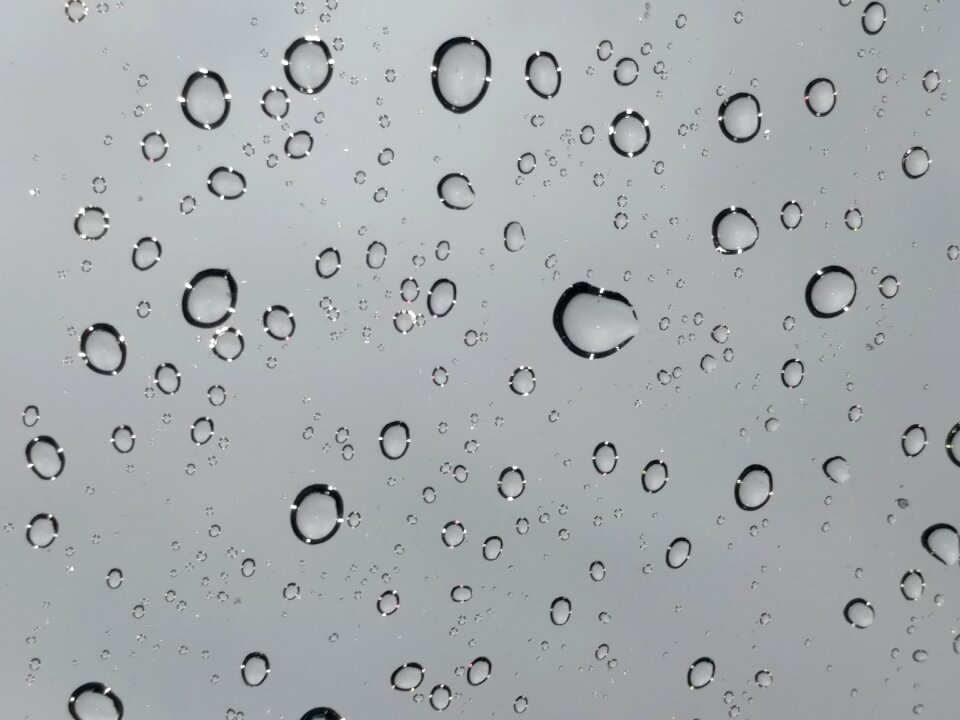 Raindrops rain bad weather