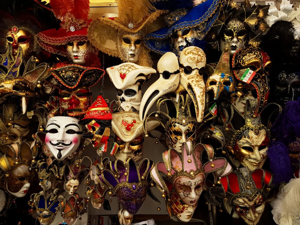 Venezia carnival venetian mask