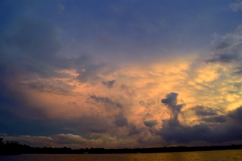 Dramatic nature landscape photo