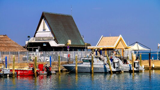 Ship dock summer