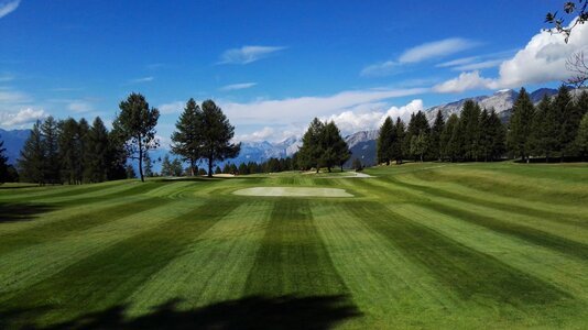 Mountains crans-montana crans