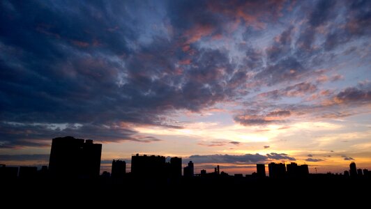 Cloud sky the night wind