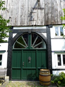 Wood front door gate