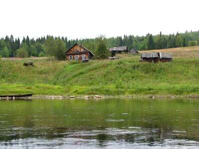 Perm krai river landscape nature