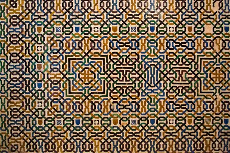 Mosaic tiles geometry photo
