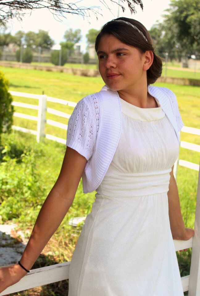 Dress young portrait