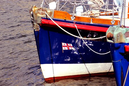 Blue water ship photo