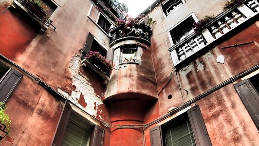Colorful architecture italy