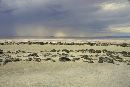 Great salt lake stone rock
