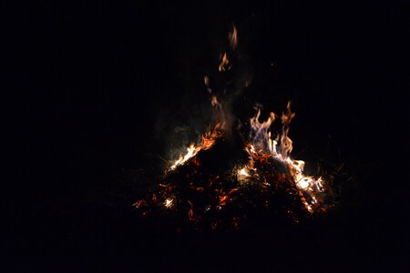 Censer flames burn photo