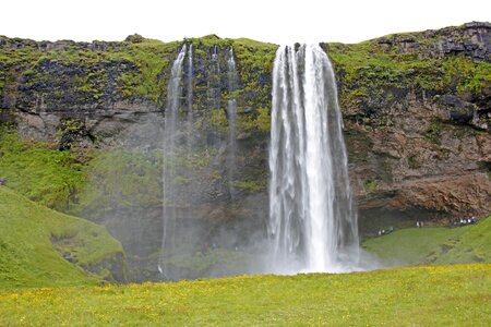 Waterfall iceland photo