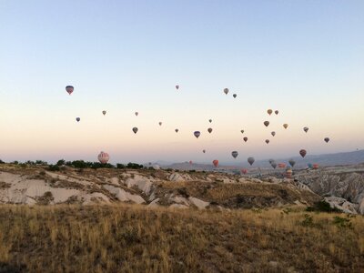Hot air balloon cappadocia sunrise