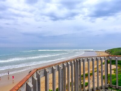 Sand sky blue photo