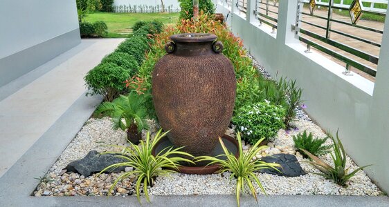 Large vase water
