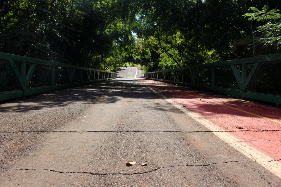 Park cycling bike path
